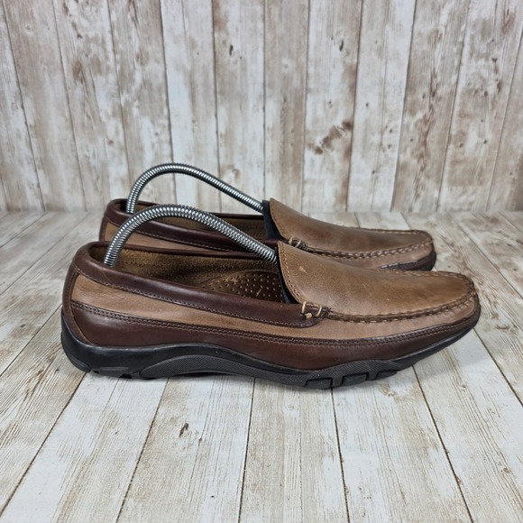 Allen Edmonds Boulder Loafers Leather‎ Slip On Casual Comfort Shoes 9 KB - Picture 1 of 9